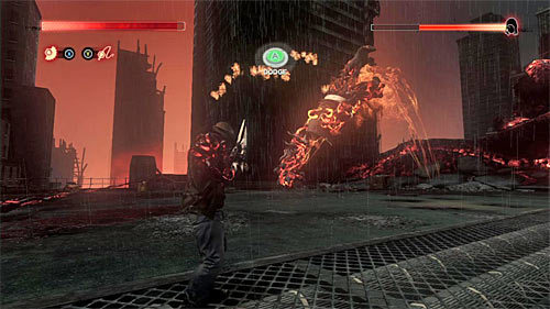 Mercer will again use the jump attacks and it works the same, as in the first part of the battle - [Main mission 31] Murder Your Maker | Main missions - Main missions - Prototype 2 Game Guide