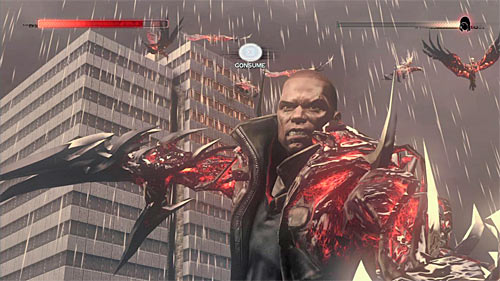 At the end, according to instructions shown on the screen, rhythmically press X button - [Main mission 31] Murder Your Maker | Main missions - Main missions - Prototype 2 Game Guide