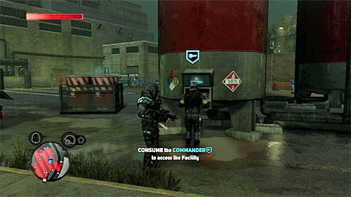 The commander resides in location [95, 1319], so you do not have to look for him - [Blacknet mission 1] Operation: Orions Belt | Blacknet missions - Blacknet missions - Prototype 2 Game Guide