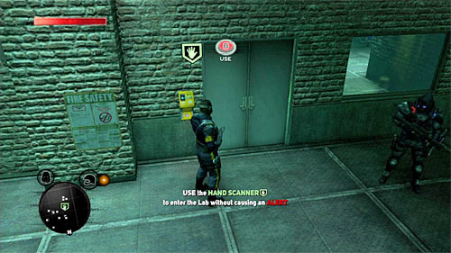 Return to previous room and head to the hand scanner, located on the floor in location [91, 1371] - [Blacknet mission 1] Operation: Orions Belt | Blacknet missions - Blacknet missions - Prototype 2 Game Guide