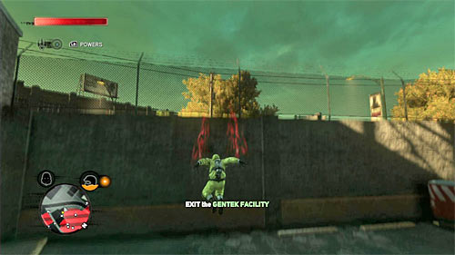 Do not go to the main gate but at any place use sprint option (right trigger) or perform a long jump (hold A button) in order to get past the high wall (it should be enough to start the alarm) - [Blacknet mission 1] Operation: Orions Belt | Blacknet missions - Blacknet missions - Prototype 2 Game Guide