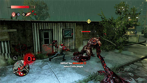 After starting the fight with the brawler, remember about a trick known from initial mission - [Blacknet mission 2] Operation: Black Tulip | Blacknet missions - Blacknet missions - Prototype 2 Game Guide