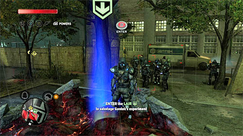 Your new target can be found in location [110, 1213] and it is a shiny circle on the buildings rooftop - [Blacknet mission 2] Operation: Black Tulip | Blacknet missions - Blacknet missions - Prototype 2 Game Guide