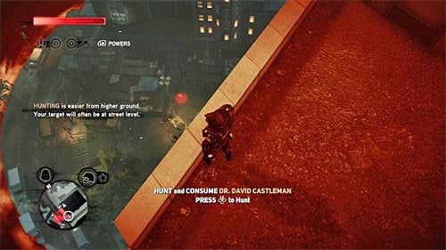 As you probably remember, it is best to start the hunt with getting to the rooftop of one of the highest buildings in the area - [Blacknet mission 4] Operation: Manticore | Blacknet missions - Blacknet missions - Prototype 2 Game Guide