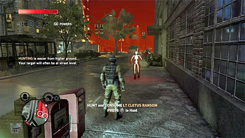 Behave same as with the previous hunt, so get to the rooftop of one of highest buildings in the area in order to locate lieutenant - [Blacknet mission 4] Operation: Manticore | Blacknet missions - Blacknet missions - Prototype 2 Game Guide