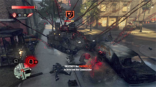 When you get to the surface, youll be unpleasantly surprised, because you have to destroy two APCs - [Blacknet mission 4] Operation: Manticore | Blacknet missions - Blacknet missions - Prototype 2 Game Guide