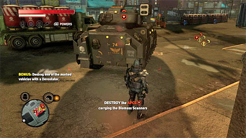 There are three APCs to be destroyed - [Blacknet mission 7] Operation: Red Glacier | Blacknet missions - Blacknet missions - Prototype 2 Game Guide