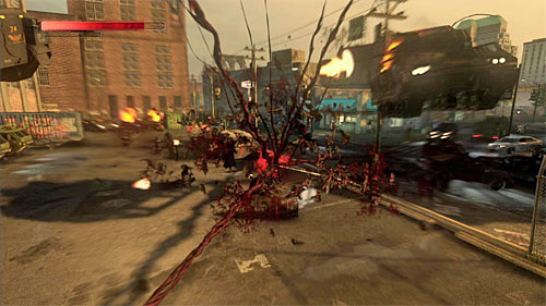You can destroy APCs in many ways, but if you want to complete the bonus objective, you have to at least once use the Devastator attack - [Blacknet mission 7] Operation: Red Glacier | Blacknet missions - Blacknet missions - Prototype 2 Game Guide