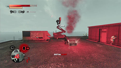 You should reach the last container (screen above) in time limit, if youve started climbing the building with at least 10 second before time limit and you havent been hit by any rocket - [Blacknet mission 8] Operation: Vivid Future | Blacknet missions - Blacknet missions - Prototype 2 Game Guide