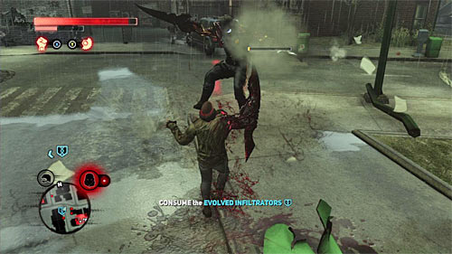 In the next part of the fight focus always on one target and remember that you have to consume your enemies and not to kill them - [Blacknet mission 8] Operation: Vivid Future | Blacknet missions - Blacknet missions - Prototype 2 Game Guide