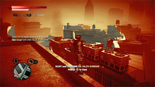 As you probably remember, it is best to start the hunt with getting to the rooftop of one of the highest building in area - [Blacknet mission 9] Operation: Spotted Cat - p. 1 | Blacknet missions - Blacknet missions - Prototype 2 Game Guide