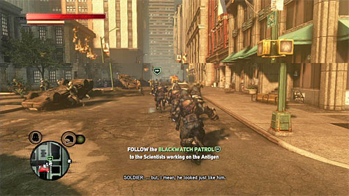 Follow the squad leader - [Blacknet mission 9] Operation: Spotted Cat - p. 1 | Blacknet missions - Blacknet missions - Prototype 2 Game Guide