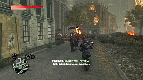 Before you continue your march, pick up unused machine gun because that weapon will be very useful in few moments - [Blacknet mission 9] Operation: Spotted Cat - p. 1 | Blacknet missions - Blacknet missions - Prototype 2 Game Guide