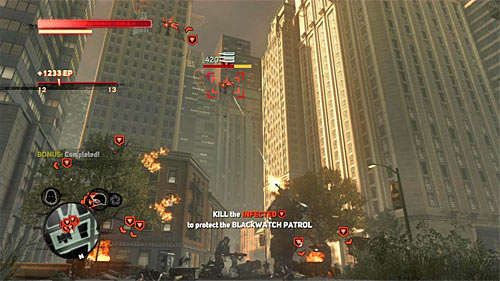 After completing the bonus objective, focus on attacking new birds flying over the battlefield, remembering about dodging often - [Blacknet mission 9] Operation: Spotted Cat - p. 1 | Blacknet missions - Blacknet missions - Prototype 2 Game Guide