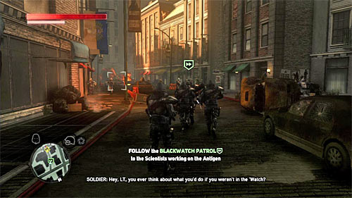 For the last time follow the Blackwatch squad leader - [Blacknet mission 9] Operation: Spotted Cat - p. 1 | Blacknet missions - Blacknet missions - Prototype 2 Game Guide