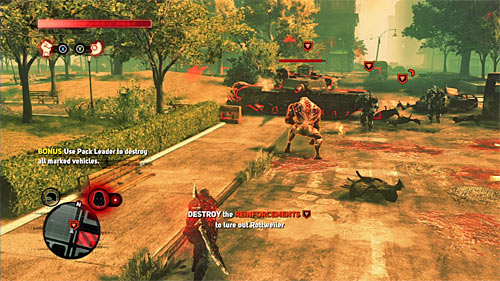 After a while the game will display short cut-scene showing a second group of enemies - [Blacknet mission 9] Operation: Spotted Cat - p. 2 | Blacknet missions - Blacknet missions - Prototype 2 Game Guide