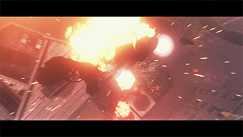 After two or three hits the helicopter will explode - [Blacknet mission 10] Operation: Long Horizon | Blacknet missions - Blacknet missions - Prototype 2 Game Guide