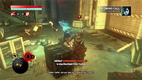 You fight can be started directly by you or after an attempt of consuming commander Chapin - [Blacknet mission 10] Operation: Long Horizon | Blacknet missions - Blacknet missions - Prototype 2 Game Guide