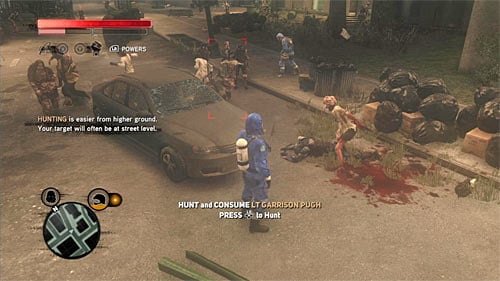 An approximate location of lieutenant Garrison Pugh is [555, 730] - [Blacknet mission 11] Operation: Stun Circuit | Blacknet missions - Blacknet missions - Prototype 2 Game Guide