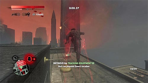 If you didnt have longer breaks along your way, you should reach the last container located one of the rooftops (screen above) 7-10 second before time limit - [Blacknet mission 11] Operation: Stun Circuit | Blacknet missions - Blacknet missions - Prototype 2 Game Guide