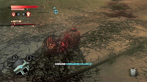 Fight until commanders energy bar is almost empty (you should also complete bonus objective then) - [Blacknet mission 11] Operation: Stun Circuit | Blacknet missions - Blacknet missions - Prototype 2 Game Guide