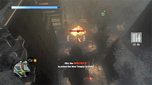 The second scientist stays in location [683, 144] - [Blacknet mission 12] Operation: Clockwork - p. 1 | Blacknet missions - Blacknet missions - Prototype 2 Game Guide