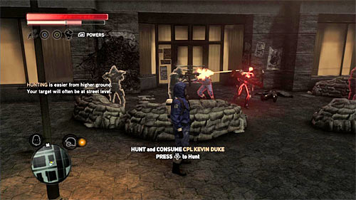 Act the same as with the previous hunting, so get to the rooftop of one of the highest buildings in order to locate the corporal - [Blacknet mission 12] Operation: Clockwork - p. 2 | Blacknet missions - Blacknet missions - Prototype 2 Game Guide