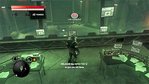 In order to release the first of two groups of infected, you have to use the control panel in location [403, 298] - [Blacknet mission 12] Operation: Clockwork - p. 2 | Blacknet missions - Blacknet missions - Prototype 2 Game Guide