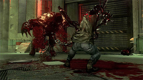 Start attacking brawlers and use the best tactics against them, so jump over them - [Blacknet mission 12] Operation: Clockwork - p. 2 | Blacknet missions - Blacknet missions - Prototype 2 Game Guide