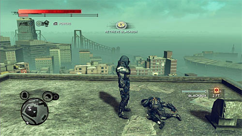 You can find the body on the buildings rooftop - Yellow Zone - p. 1 | Secrets - Secrets - Prototype 2 Game Guide
