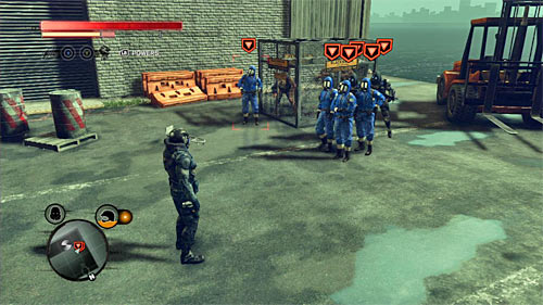 You can find the squad next to the cage in port, where infected are kept - Yellow Zone - p. 2 | Secrets - Secrets - Prototype 2 Game Guide