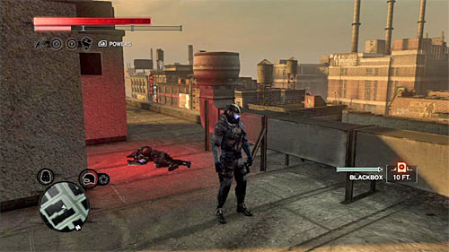 You can find the body on the buildings rooftop - Green Zone - p. 1 | Secrets - Secrets - Prototype 2 Game Guide