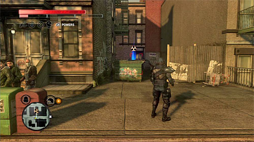 You can find the lair in the alley between buildings - Green Zone - p. 2 | Secrets - Secrets - Prototype 2 Game Guide