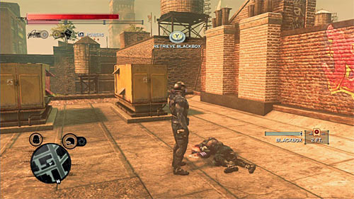 You can find the body on the buildings rooftop - Red Zone - p. 1 | Secrets - Secrets - Prototype 2 Game Guide