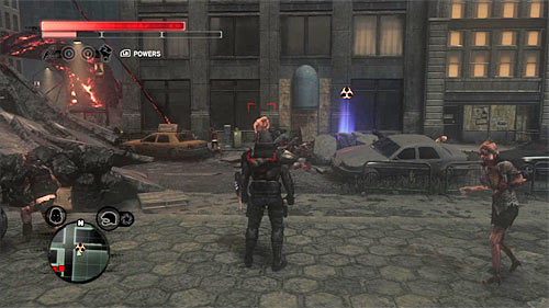 You can find the lair in the middle of the street - Red Zone - p. 2 | Secrets - Secrets - Prototype 2 Game Guide