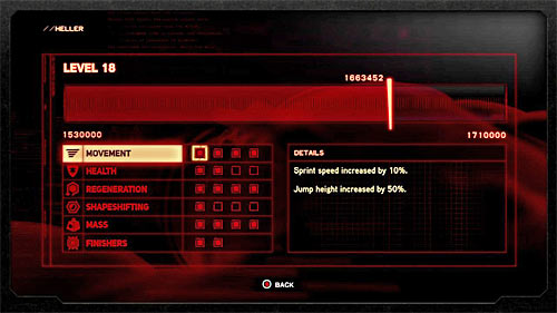 During the game you gather experience points - Hellers powers | Other - Other - Prototype 2 Game Guide