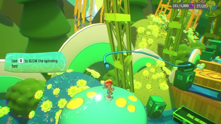 You will also have to use many railings in this area to move on - Psychonauts 2: PSI Kings Sensorium - walkthrough - Walkthrough - Psychonauts 2 Guide