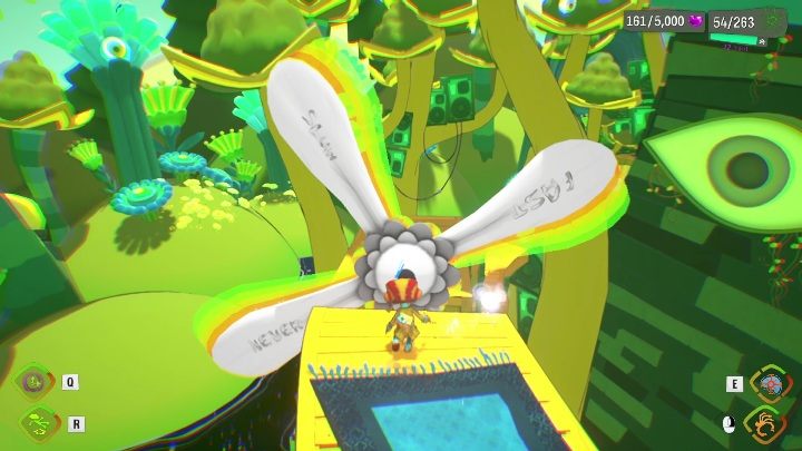 Then, you need to move along the path on the left - Psychonauts 2: PSI Kings Sensorium - walkthrough - Walkthrough - Psychonauts 2 Guide