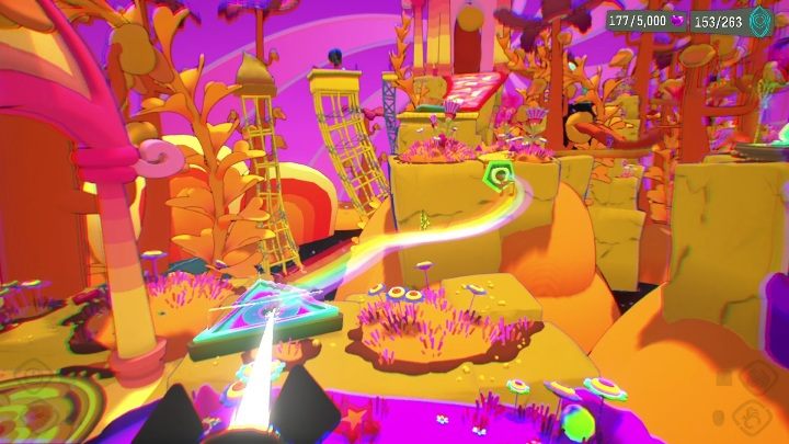 Once again, you need to move along the rainbow paths - Psychonauts 2: PSI Kings Sensorium - walkthrough - Walkthrough - Psychonauts 2 Guide
