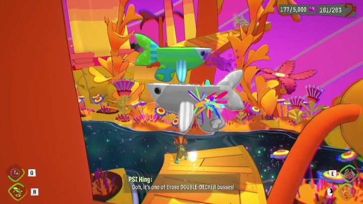 Next, you have to jump along the fish - Psychonauts 2: PSI Kings Sensorium - walkthrough - Walkthrough - Psychonauts 2 Guide