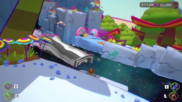 Your next task will be to stop a piece of wood that's falling from the waterfall - Psychonauts 2: PSI Kings Sensorium - walkthrough - Walkthrough - Psychonauts 2 Guide