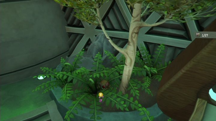 You will find this card in a large pot with low-growing plants and a tree - Psychonauts 2: PSI Challenge Card, The Motherlobe - where to find? - The Motherlobe - Psychonauts 2 game guide