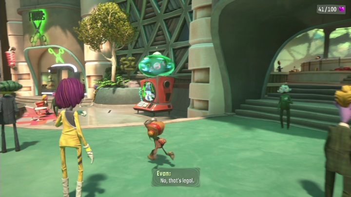 Location: Lobby - Psychonauts 2: PSI Challenge Card, The Motherlobe - where to find? - The Motherlobe - Psychonauts 2 game guide