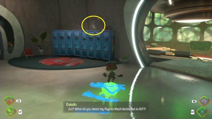 Location: Classroom - Psychonauts 2: PSI Challenge Card, The Motherlobe - where to find? - The Motherlobe - Psychonauts 2 game guide