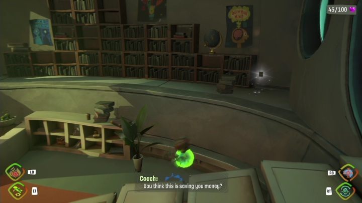 Location: Classroom - Psychonauts 2: PSI Challenge Card, The Motherlobe - where to find? - The Motherlobe - Psychonauts 2 game guide