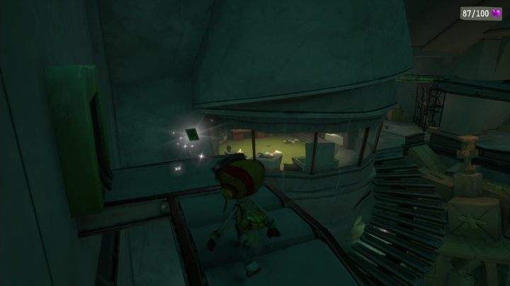 You'll find this card at the top of the platform - Psychonauts 2: PSI Challenge Card, The Motherlobe - where to find? - The Motherlobe - Psychonauts 2 game guide