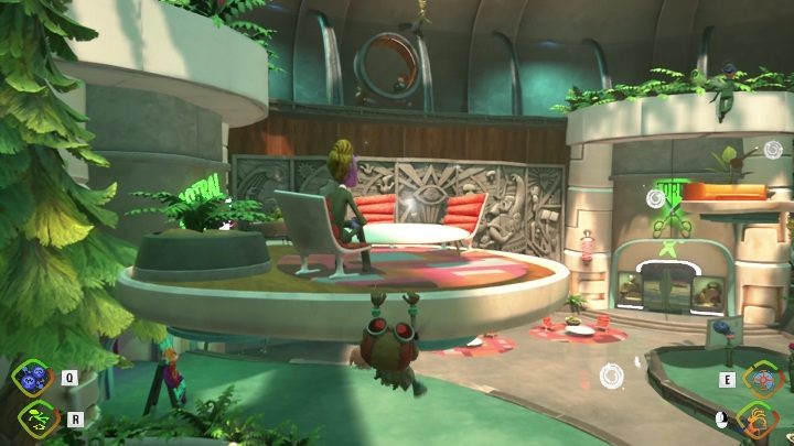 To reach this card you need to get onto the first platform (by jumping on it or using the Thought Tuner) - Psychonauts 2: PSI Challenge Card, The Motherlobe - where to find? - The Motherlobe - Psychonauts 2 game guide