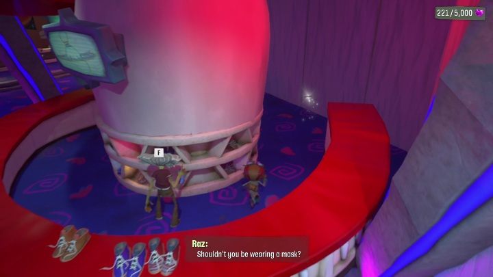 You'll reach this place by following the story objectives - Psychonauts 2: PSI Challenge Card, The Motherlobe - where to find? - The Motherlobe - Psychonauts 2 game guide