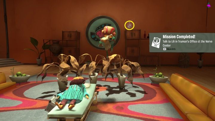 Location: Nerve Center - Psychonauts 2: PSI Challenge Card, The Motherlobe - where to find? - The Motherlobe - Psychonauts 2 game guide