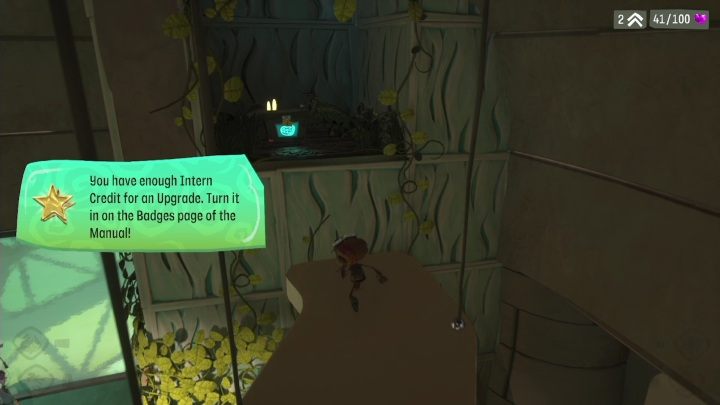 To find this secret you need to climb the vines - Psychonauts 2: Supply Chest, The Motherlobe - where to find? - The Motherlobe - Psychonauts 2 game guide